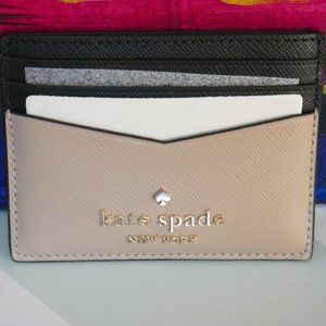 NWT Warm Beige Kate Spade Wallet/Card holder (AUTHENTICATE FIRST APPROVED)